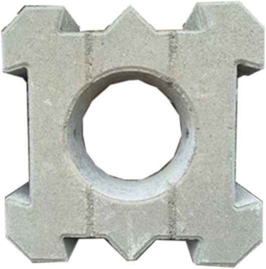 鉸接式護坡磚60*60*15厘米穿孔護坡磚