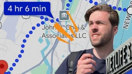 Now that the usually $13 train ticket has been hiked up to $105 for the World Cup, a lot of fans have been wondering whether it's possible to walk to MetLife Stadium from New York City. To find out, we sent the intrepid Mark McPartland on a scenic hike to New Jersey to see if America’s pedestrian infrastructure is up to the task